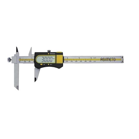 6 X 0.0005/0.01mm Digital Caliper With Adjustable Measuring Jaw
